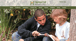 Desktop Screenshot of highlandhall.org